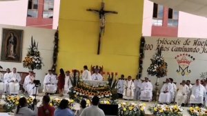 Centenario de la Diócesis de Huejutla. Presidió el Nuncio Apostólico Joseph Spiteri. 1 Julio de 202