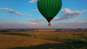 Полет на воздушно шаре. Уфа. Аэросъемка.