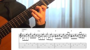 Depeche Mode - Enjoy the silence (classical guitar cover with TAB, chords and score)