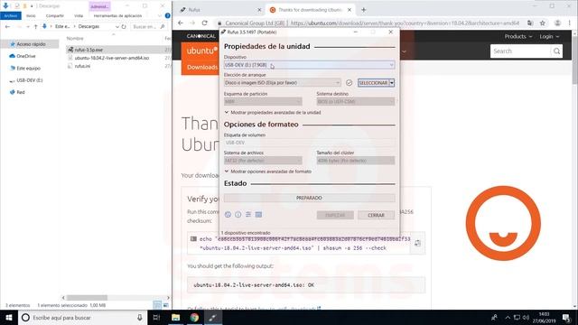 Crear el "pendrive" de instalación del Sistema Operativo (Ubuntu) смотреть онлайн