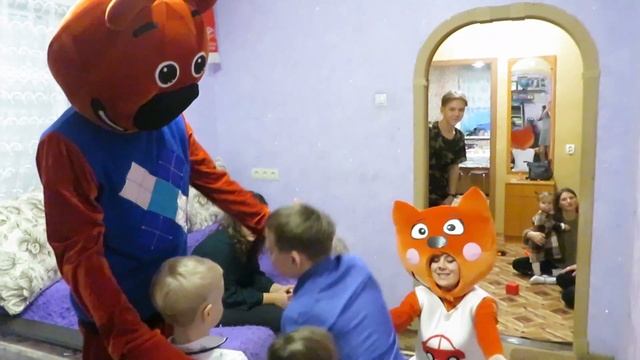 День рождение Феди 3 года с аниматорами / многодетки тв