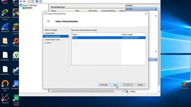 How to enable hyper v and import an existing VM смотреть онлайн