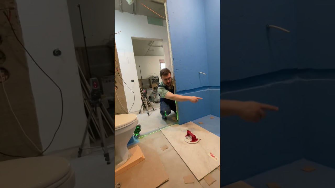 Укладка плитки на пол. Укладка плитки, подготовительные работы. Часть 1. Продолжение следует. смотреть онлайн