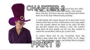 Читаем в оригинале и разбираем "Гарри Поттер и философский камень." Глава 2. Часть 9.