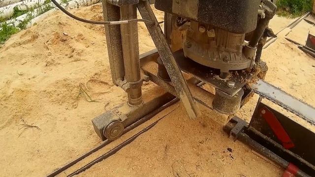 бензиновая шинная пилорама смотреть онлайн