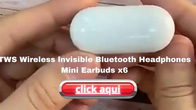 InTWS Wireless lnvisible Bluetooth Headphones Mini Semi In Ear Earbuds x6 Noise Reduction Sports He смотреть онлайн