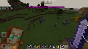 продолжаем проходить Minecraft добываем палки ифрита и проводим Рейд