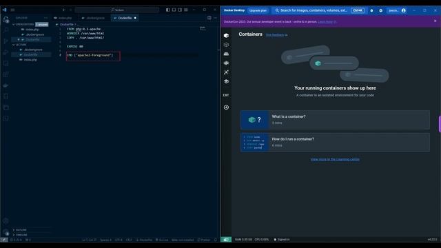 DevOps Beginners - Create a simple PHP Docker container