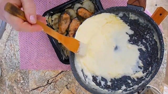 Горбуша под соусом "Бешамель"