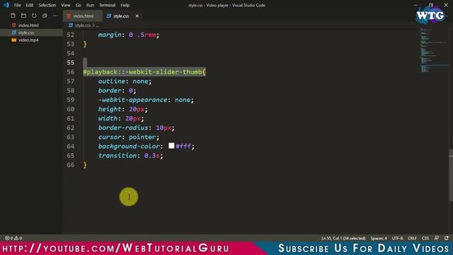 Build HTML5 video player using HTML CSS JS Tutorial | HTML CSS | html5 video player html css