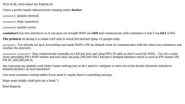 Unix & Linux: HELP - problem setting up Linux FW with two interfaces смотреть онлайн