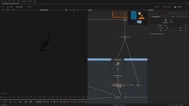 0092 Горящий небоскреб в Давинчи (эффект огня и дыма в Davinci Resolve Fusion) смотреть онлайн