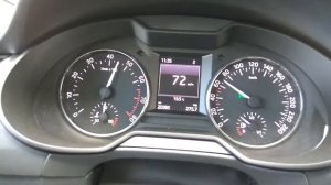 Skoda Octavia A7 1.8MT разгон 95й бензин