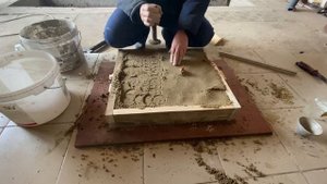 Отлил шкив из алюминия