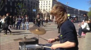 Уличные музыканты Киева Крещатик Hillsong