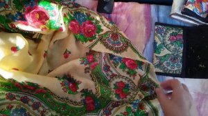 Милые вещички из остатков тканей и клеенки для стола.