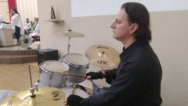Salmo 113 Aleluia - Drum Cover Alê The Drummer - Missa 15/08/19 Paróquia Santa Helena смотреть онлайн