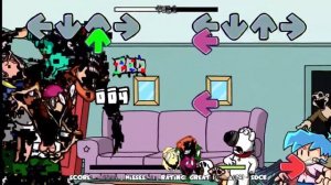 FNF мод Corrupted Family Guy ( Испорченные Гриффины ) все песни и боссы v4