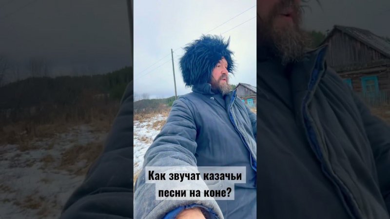 Как звучат казачьи песни на коне?