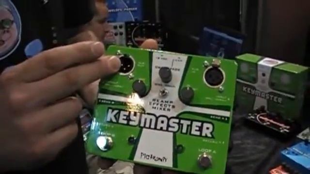Pigtronix Keymaster Reamp Effects Mixer Summer NAMM 2010 смотреть онлайн