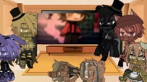 past nightmare react to chris future//fnaf//gacha club