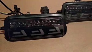 Надфарники светодиодные на Ниву