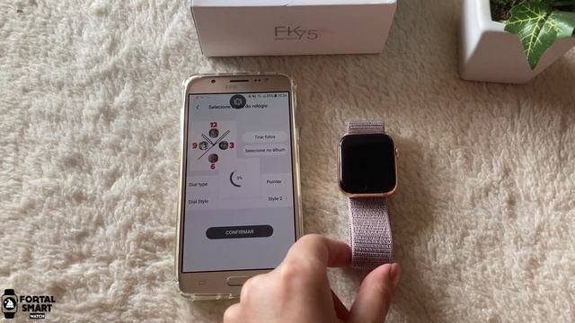 COMO INSTALAR FOTO E TROCAR MOSTRADORES NO SMARTWATCH FK75 - ANDROID смотреть онлайн