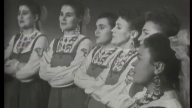 Омский хор. Погас закат за Иртышом. 1964 год