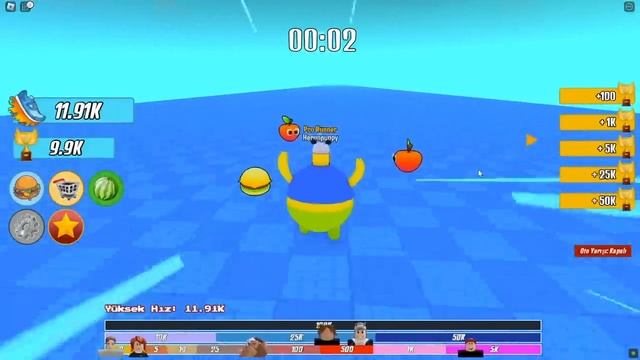 Kilolu Adam Yarışı !! Tıkla ve Hızlan - Panda ile Roblox Fat Race Clicker! смотреть онлайн