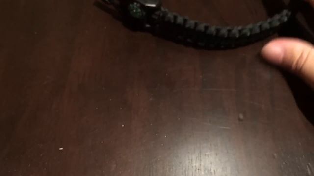 550 Paracord Outdoor Survival Bracelet with Whistle, Compass, and Fire Starter смотреть онлайн