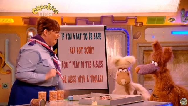 CBeebies | Hoof and Safety with Nuzzle and Scratch - S01 Episode 12 (At the Supermarket) смотреть онлайн