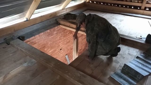 Чистовой потолок для старинного дома прадеда. Переходим к внутренним работам