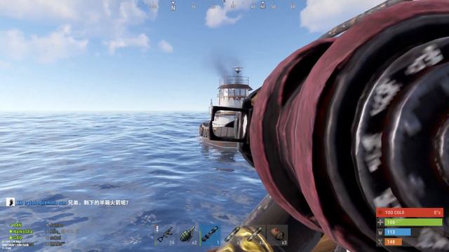 МОРСКИЕ БАТАЛИИ в RUST/РАСТ