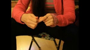 Ссучивание на веретене. Клубок с двумя концами