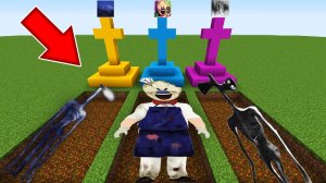 Выбери правильную могилу СИРЕНОГОЛОВЫЙ или ФОНАРЕГОЛОВЫЙ или МОРОЖЕНЩИК в МАЙНКРАФТ