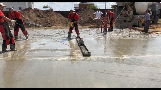 Фундамент УШП. Заливка бетона смотреть онлайн