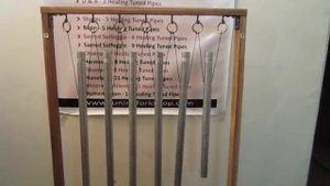 solfeggio tone frequencies incl 528 hz DNA pipe louder than tuning forks .AVI