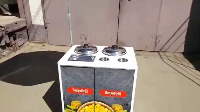 Торговая тележка ролл-бар для вареной кукурузы обзор