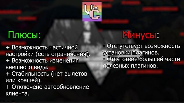 Кастомные дискорды • Плагины | Модификации | Клиенты • Популярные на данный момент • Плюсы и минусы