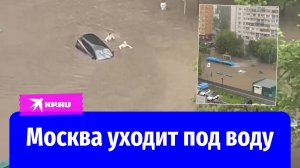 Ливень в Москве 13 июня 2024: вода затапливает целые улицы