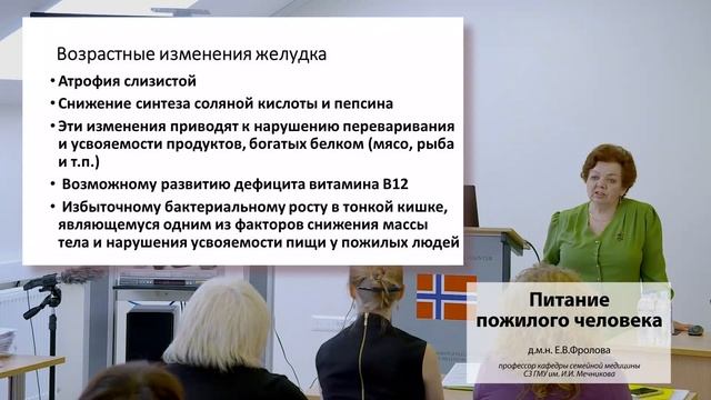 Питание пожилого человека