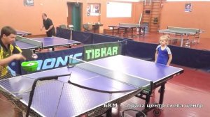 Эмма Панёва, настольный теннис. БКМ тренировка.
