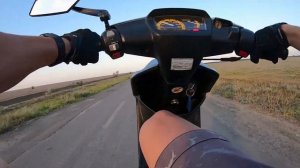 50сс Jog Zr В СТОКЕ - Валит на Заднем ! Scooter - Yamaha Super Jog Zr Stunt.