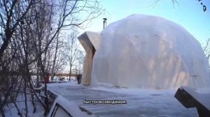 Арктический глэмпинг / геокупол в экстремальных условиях / необычный бизнес