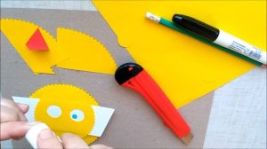 Бумажный Цыплёнок Video for Kids  Paper chick Видео для детей