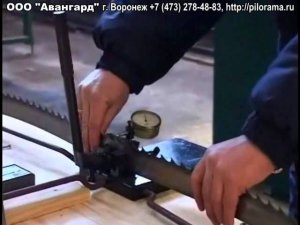 Устройство для разводки зубьев ленточных пил РУ-5