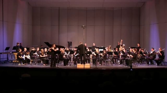 OBU Wind Ensemble Spring 2012 #03 w Elyse Senteney - Gordeli Flute Concerto in D смотреть онлайн