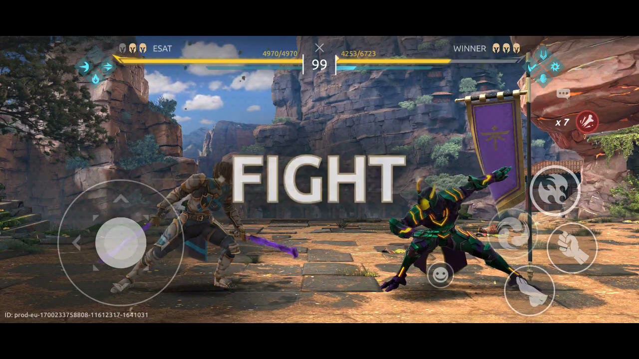Shadow fight 4 Arena. Рейтинговый бой 3 на 3.