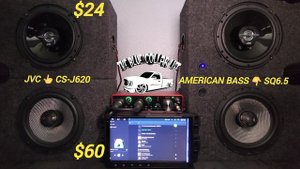 JVC CS-J620  Vs  American Bass SQ6.5 Speaker comparison