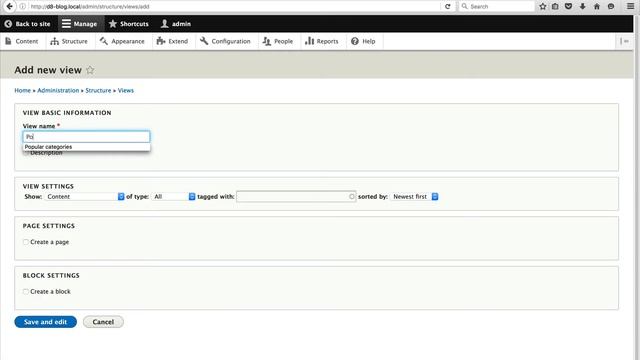 Drupal 8 Site Building: Using Views